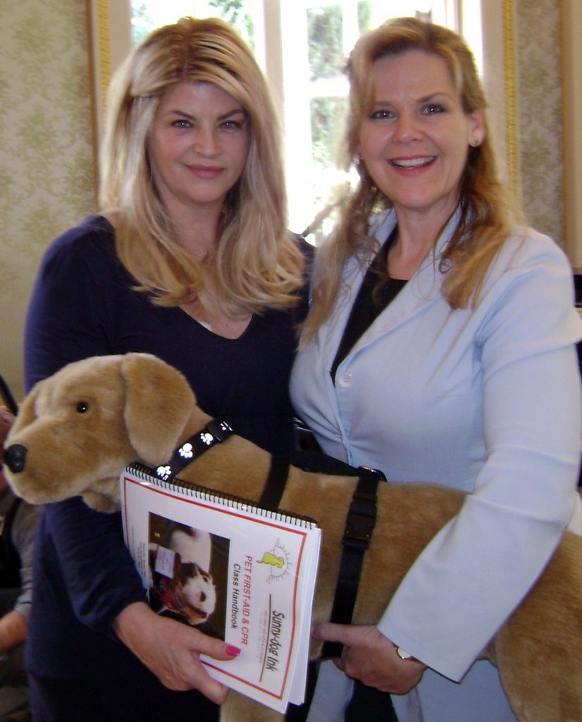 Denise Fleck with Kirstie Alley