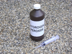 Hydrogen Peroxide and Syringe