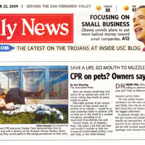 LA Daily News - October 22, 2009