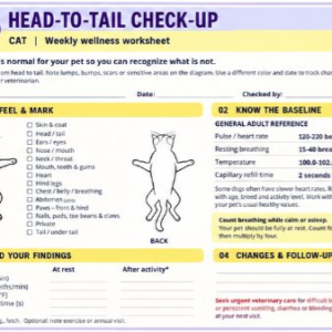 Head-To-Tail Worksheet for Cats