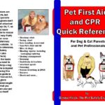 PRODUCT SHARE:  PFA & CPR Quick Reference For Dog & Cat Parents and Pet Professionals