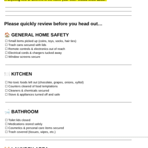 Keeping Your Pets Safe - A Pet Sitter's Checklist for Clients